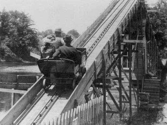 old grand ledge roller coaster