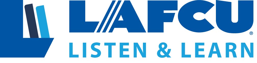 LAFCU listen and learn logo
