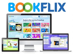 bookflix computer splash screen