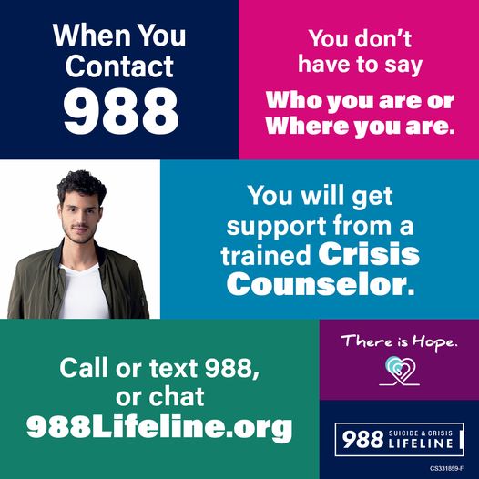 988 Help line