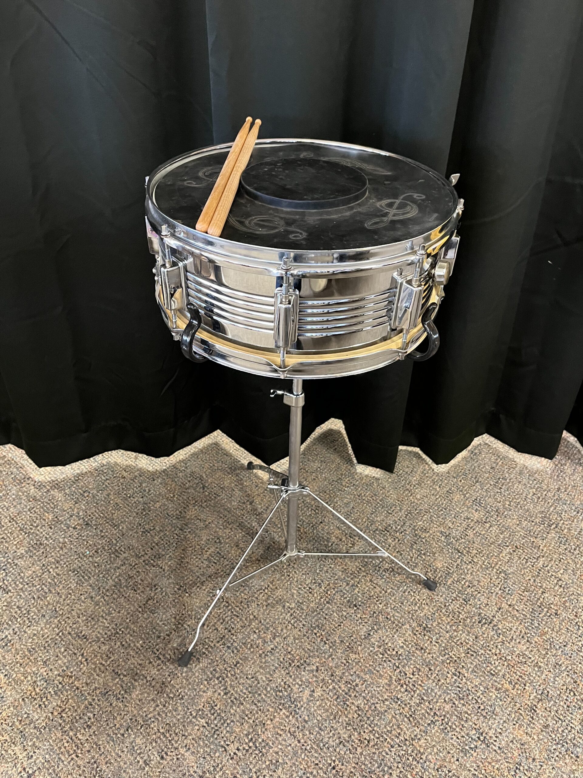 Snare Drum with Drumsticks
