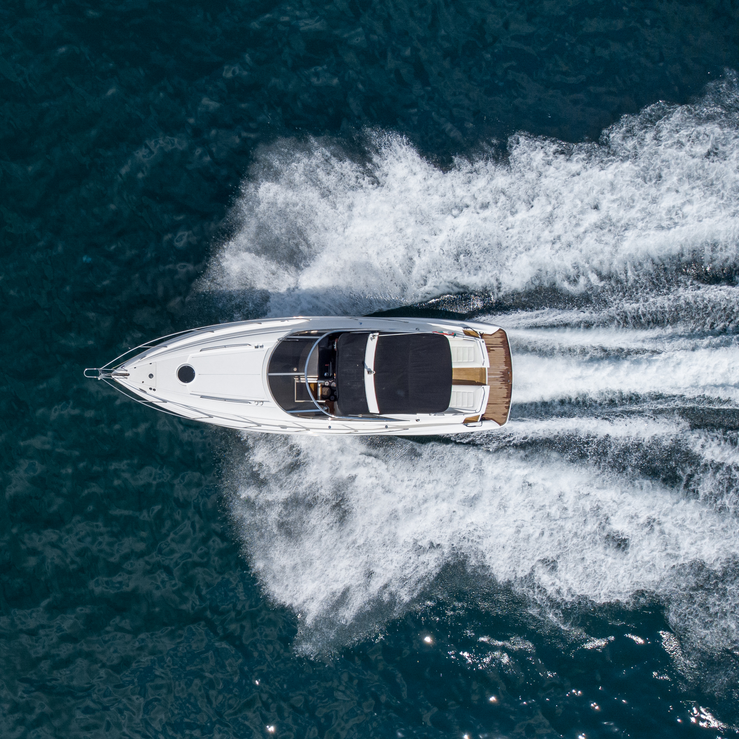 Speed boat on the water