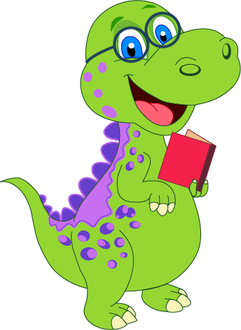 Jeff the reading dinosaur