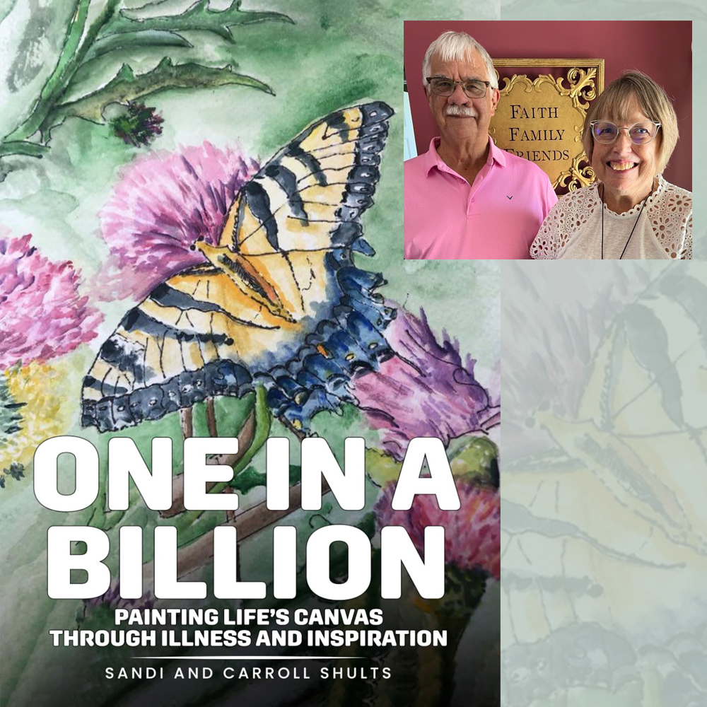 "One in a Billion" book cover with Sandi and Carroll Shults