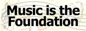 music is the foundation logo