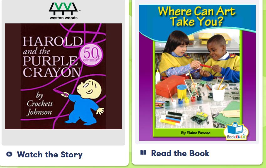 cover jackets for harold and the purple crayon and where can art take you books