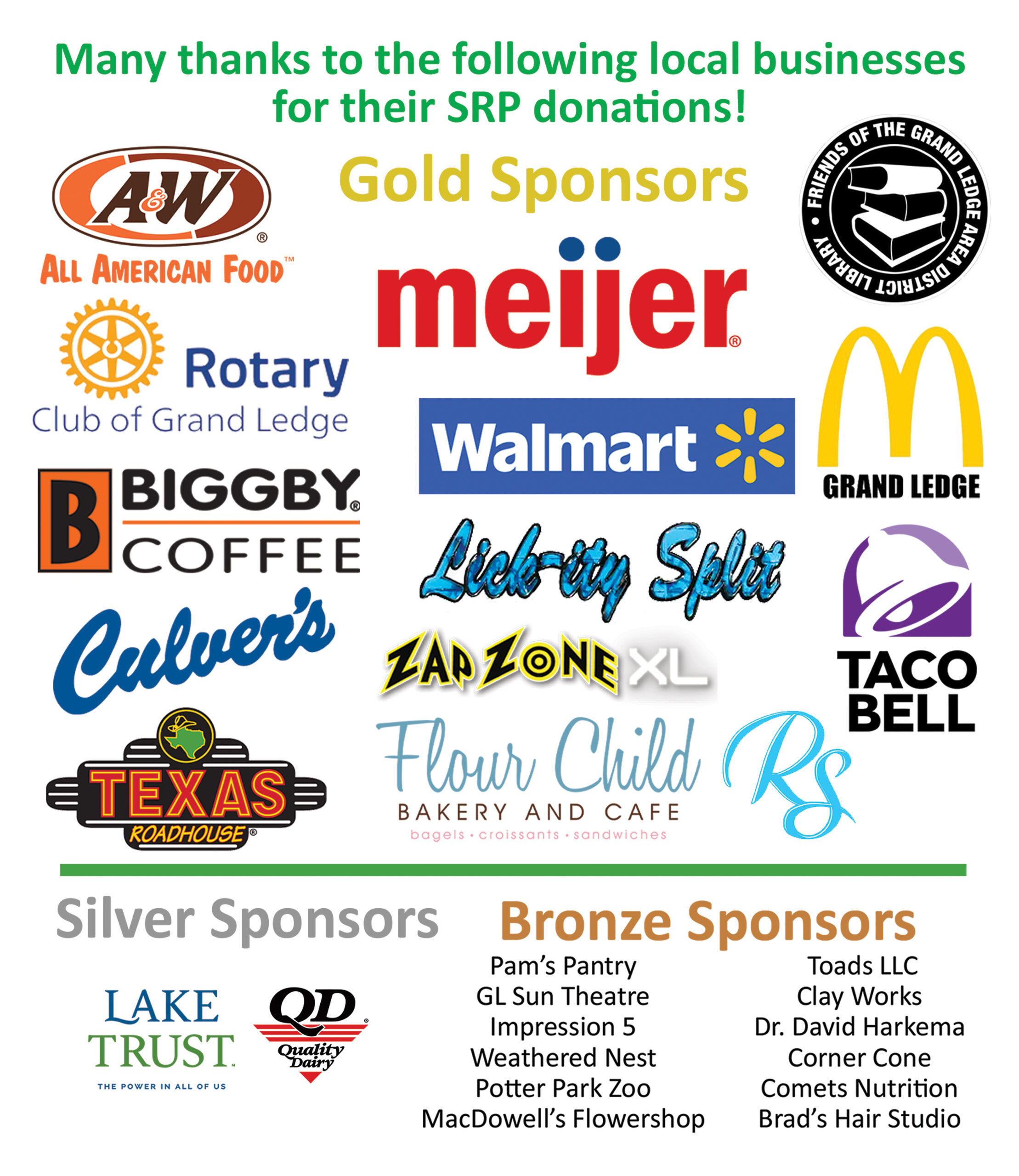 SRP Sponsor List