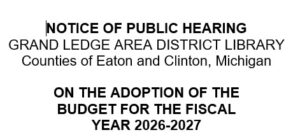 notice of public hearing for annual budget