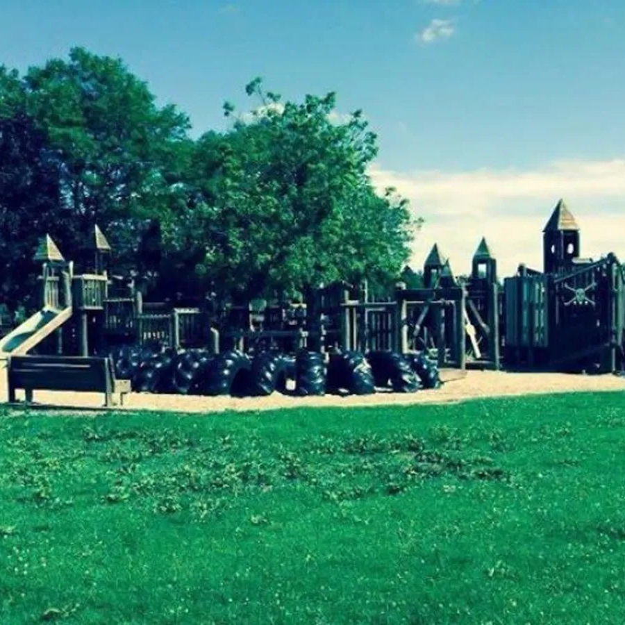Old playground at Wacousta Elementary